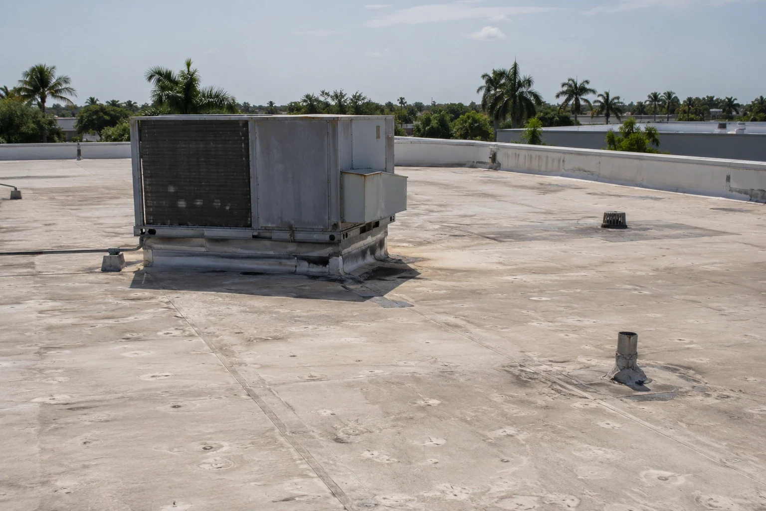 Commercial Hail Damage Roof Repair in Sunrise, FL
