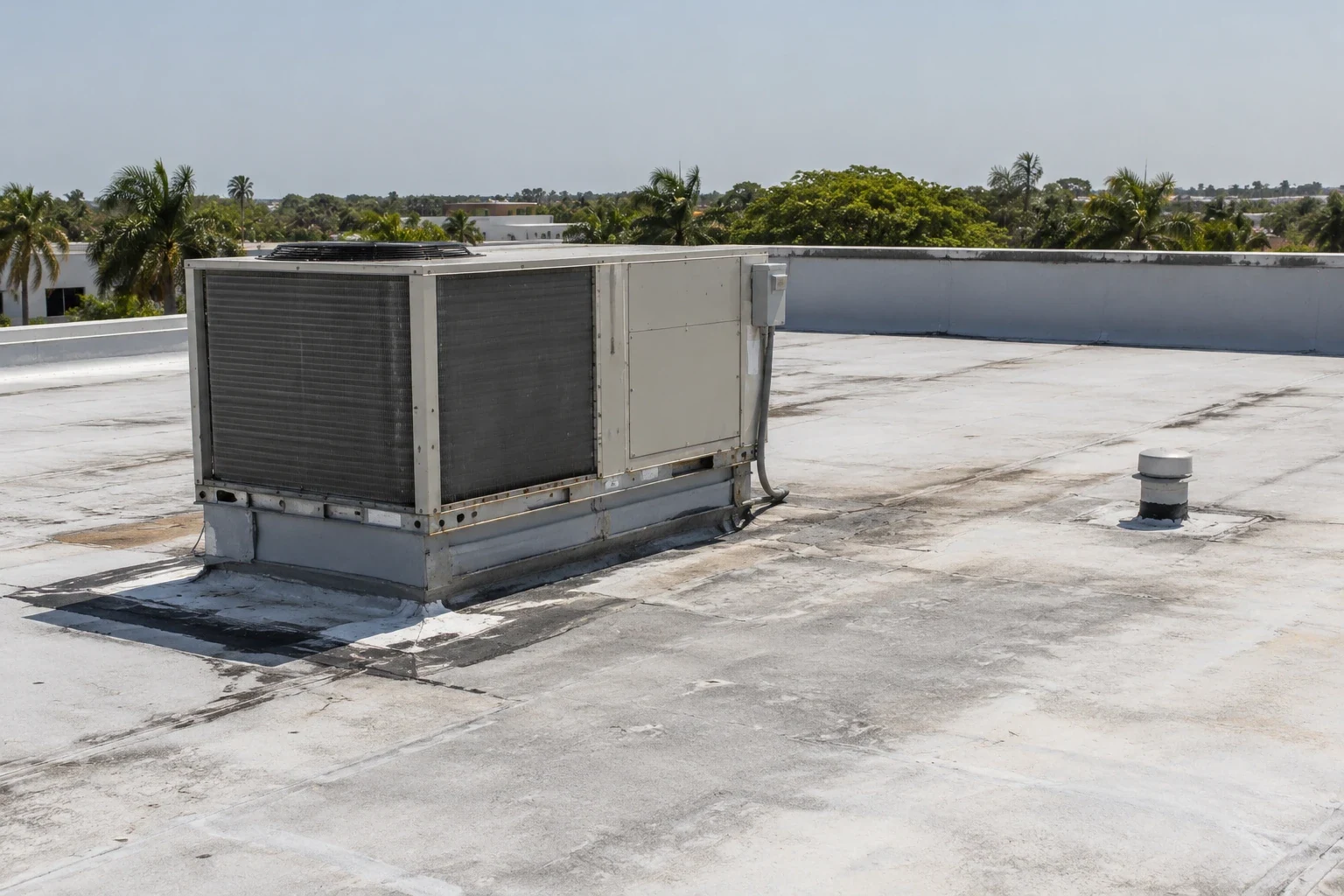 Roof maintenance crew