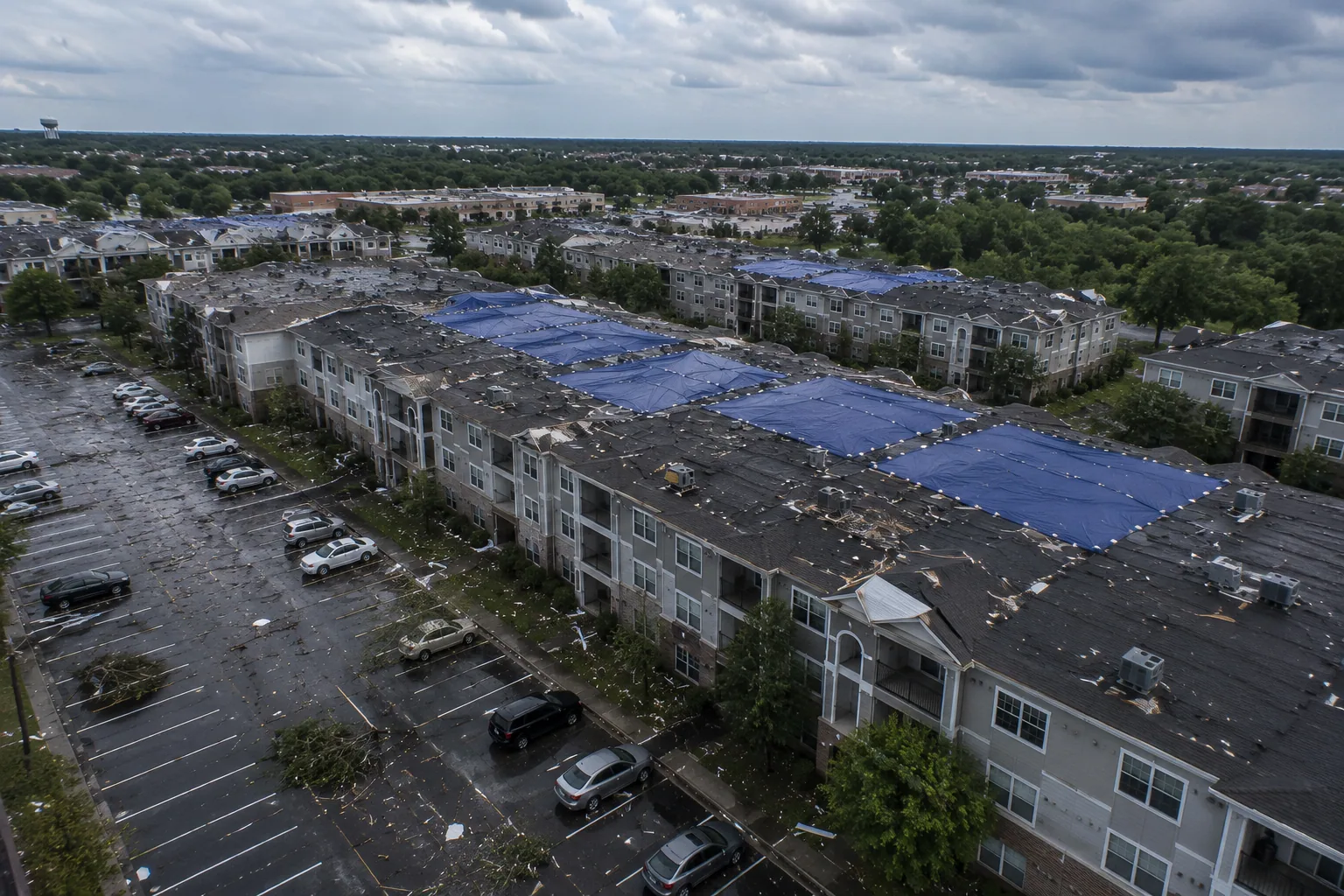 Storm Damage Roof Repair in Sunrise, FL